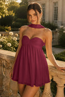 Seren Strapless Mini Homecoming Dress