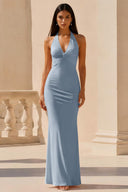 Lucinda Halter Maxi Bridesmaid Dress