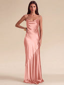 Lucinda Satin Slip Bridesmaid Dress