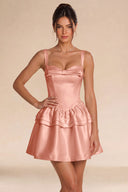 Annabelle Satin Bow Mini Birthday Dress