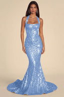 Seraphina Sequin Mermaid Evening Gown