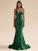Lucinda Sequin Mermaid Prom Gown