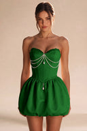 Rosalie Strapless Bubble Mini Homecoming Dress