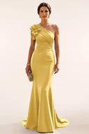 Ophelia One-Shoulder Mermaid Mother of the Bride Gown