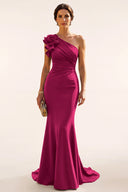 Ophelia One-Shoulder Mermaid Mother of the Bride Gown