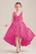 Celia 3D Floral Tulle Flower Girl Dress