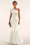 Ophelia One-Shoulder Mermaid Mother of the Bride Gown