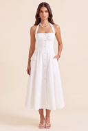 Ivy Halter A-line Midi Dress