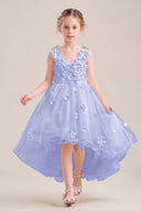 Celia 3D Floral Tulle Flower Girl Dress