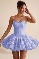 Primrose Strapless Corset Tutu Mini Dress