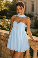 Seren Strapless Mini Homecoming Dress
