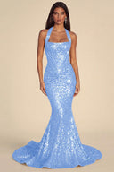 Seraphina Sequin Mermaid Evening Gown