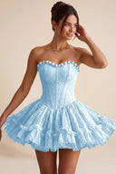 Primrose Strapless Corset Tutu Mini Dress