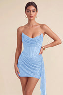 Cleopatra Sequin Corset Mini Dress