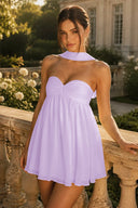 Seren Strapless Mini Homecoming Dress