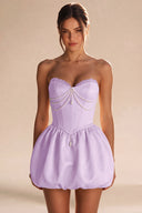 Rosalie Strapless Bubble Mini Homecoming Dress