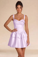 Annabelle Satin Bow Mini Birthday Dress