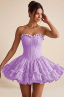 Primrose Strapless Corset Tutu Mini Dress