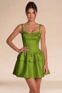 Annabelle Satin Bow Mini Birthday Dress