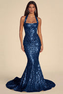 Seraphina Sequin Mermaid Evening Gown