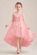 Celia 3D Floral Tulle Flower Girl Dress