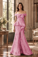 Valeria Jacquard Formal Dress For Mother Of The Bride