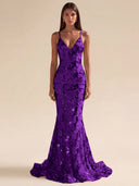 Lucinda Sequin Mermaid Prom Gown