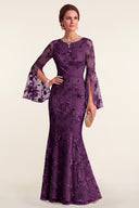 Rosalind Floral Lace Mermaid Mother of the Bride Gown