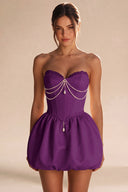 Rosalie Strapless Bubble Mini Homecoming Dress