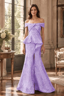Valeria Jacquard Formal Dress For Mother Of The Bride