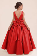 Liora Satin 3D Butterflies Flower Girl Dress
