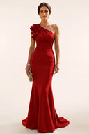 Ophelia One-Shoulder Mermaid Mother of the Bride Gown