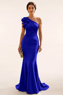 Ophelia One-Shoulder Mermaid Mother of the Bride Gown