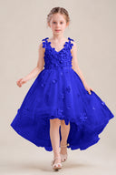 Celia 3D Floral Tulle Flower Girl Dress