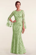 Rosalind Floral Lace Mermaid Mother of the Bride Gown