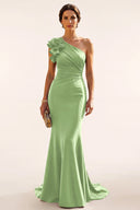 Ophelia One-Shoulder Mermaid Mother of the Bride Gown