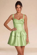 Annabelle Satin Bow Mini Birthday Dress