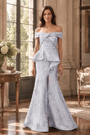 Valeria Jacquard Formal Dress For Mother Of The Bride