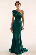Ophelia One-Shoulder Mermaid Mother of the Bride Gown