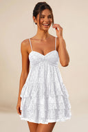 Seraphina Sequin Tiered Mini Homecoming Dress