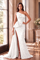 Cassiopeia One-Shoulder Sparkly Mother of the Bride Gowns
