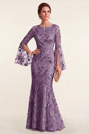 Rosalind Floral Lace Mermaid Mother of the Bride Gown