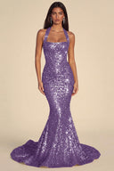 Seraphina Sequin Mermaid Evening Gown