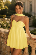 Seren Strapless Mini Homecoming Dress