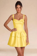 Annabelle Satin Bow Mini Birthday Dress