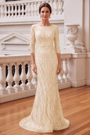 Rosalind Beaded Lace Mother of Bride Gown