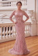 Rosalind Beaded Lace Mother of Bride Gown