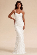 Seraphina 3D Floral Sequin Mermaid Gown
