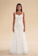 Valeria Beaded Mermaid Evening Gown