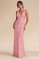 Valeria Sequin Backless Mermaid Gown